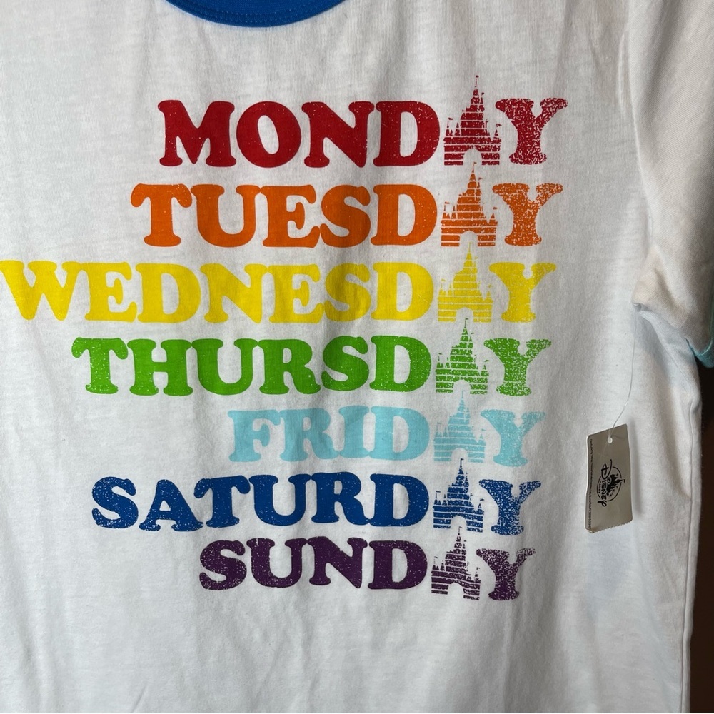 NWT Disney Parks Days Tee Rainbow Color Days - Small - Picture 4 of 9